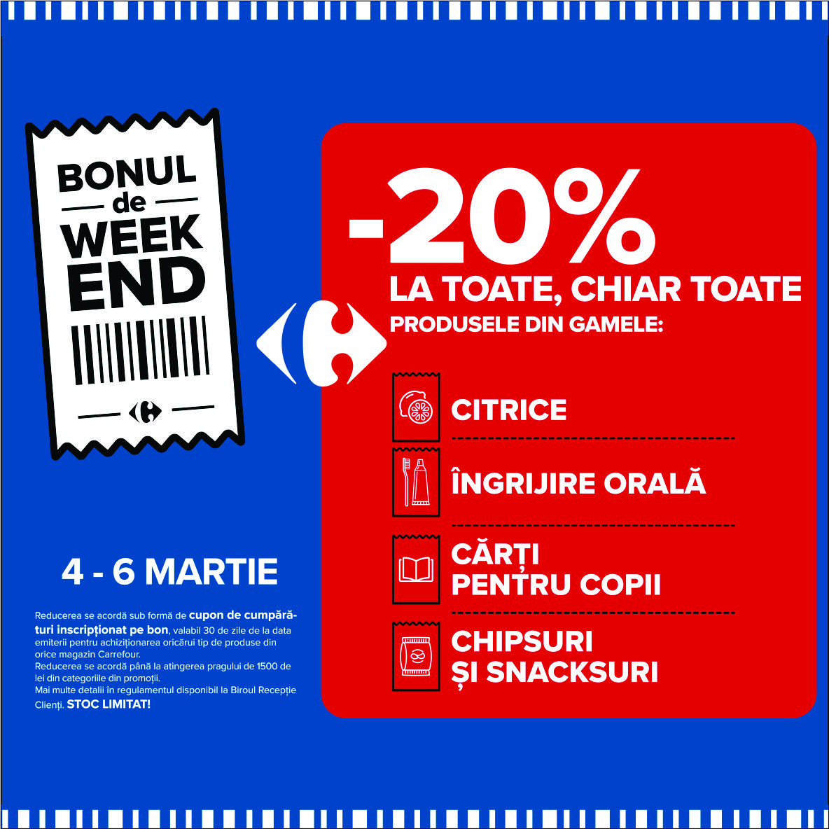 Bonul de weekend la Carrefour! Baia Mare Value Centre Baia Mare